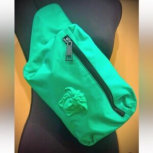 Versace Medusa Nylon Belt Bag / Waist Bag